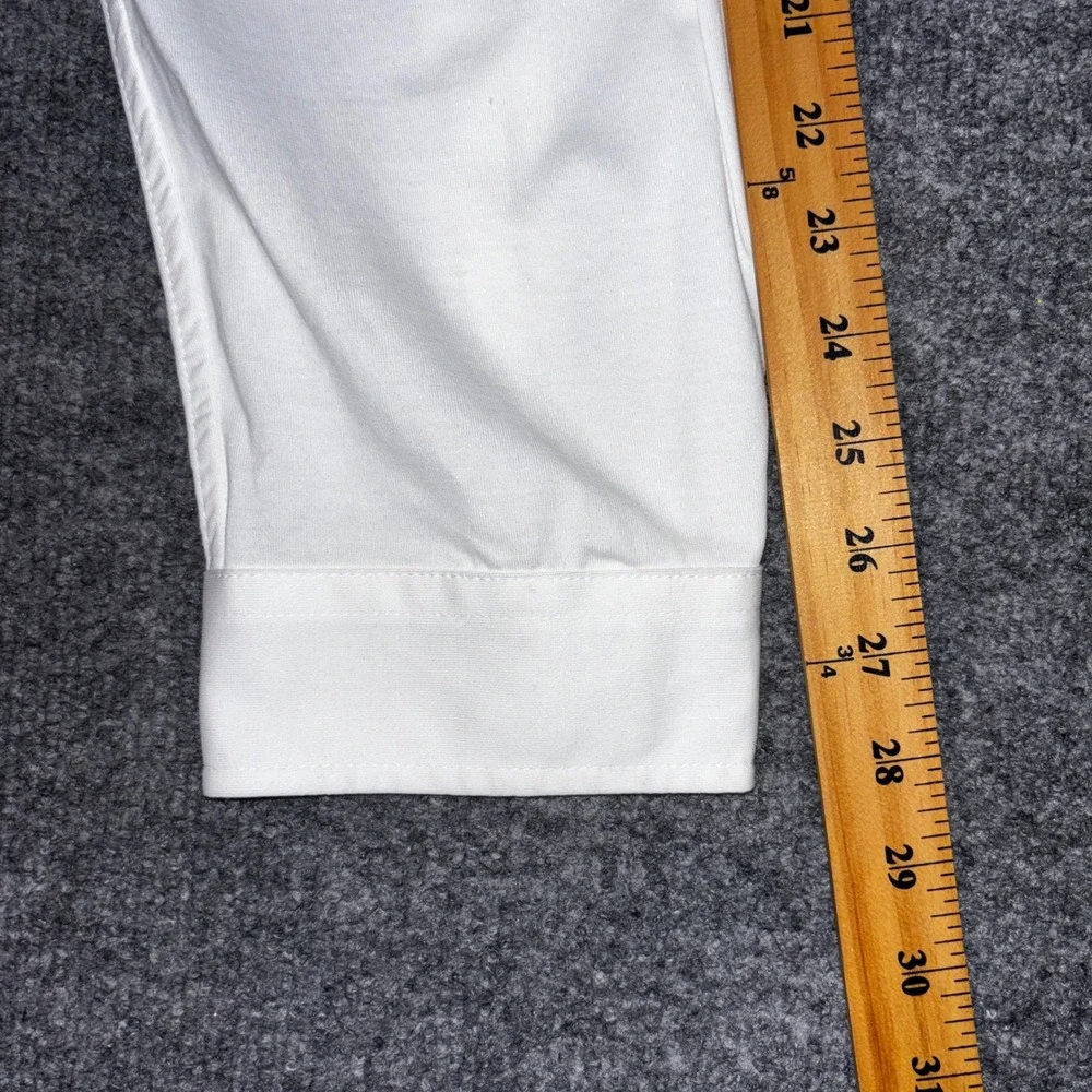 Polo Ralph Lauren Mens XXL White Cotton Jersey Long Sleeve Button Down Shirt NWT